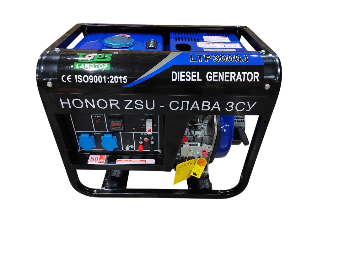Дизельний генератор LANDTOP LTP3000J DIESEL GENERATOR SET